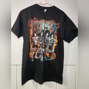 Kiss End of the Road World Tour Black T-Shirt